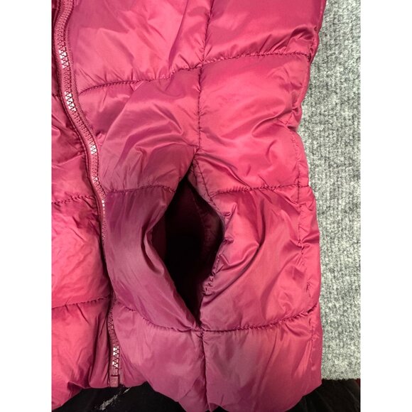 Old Navy Kids Puffer Vest Burgundy Size M(8) Poly Shell & Lining - Picture 6 of 10